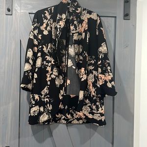 Floral blazer